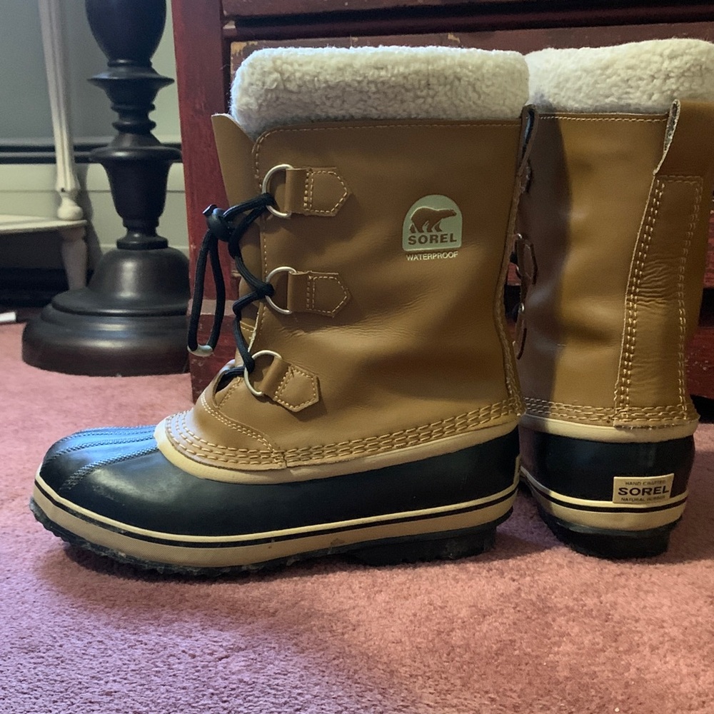 Sorel Brown and Black Snow Boots